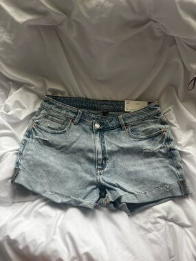 American Eagle Outfitters Light Wash Denim Cutoff Shorts